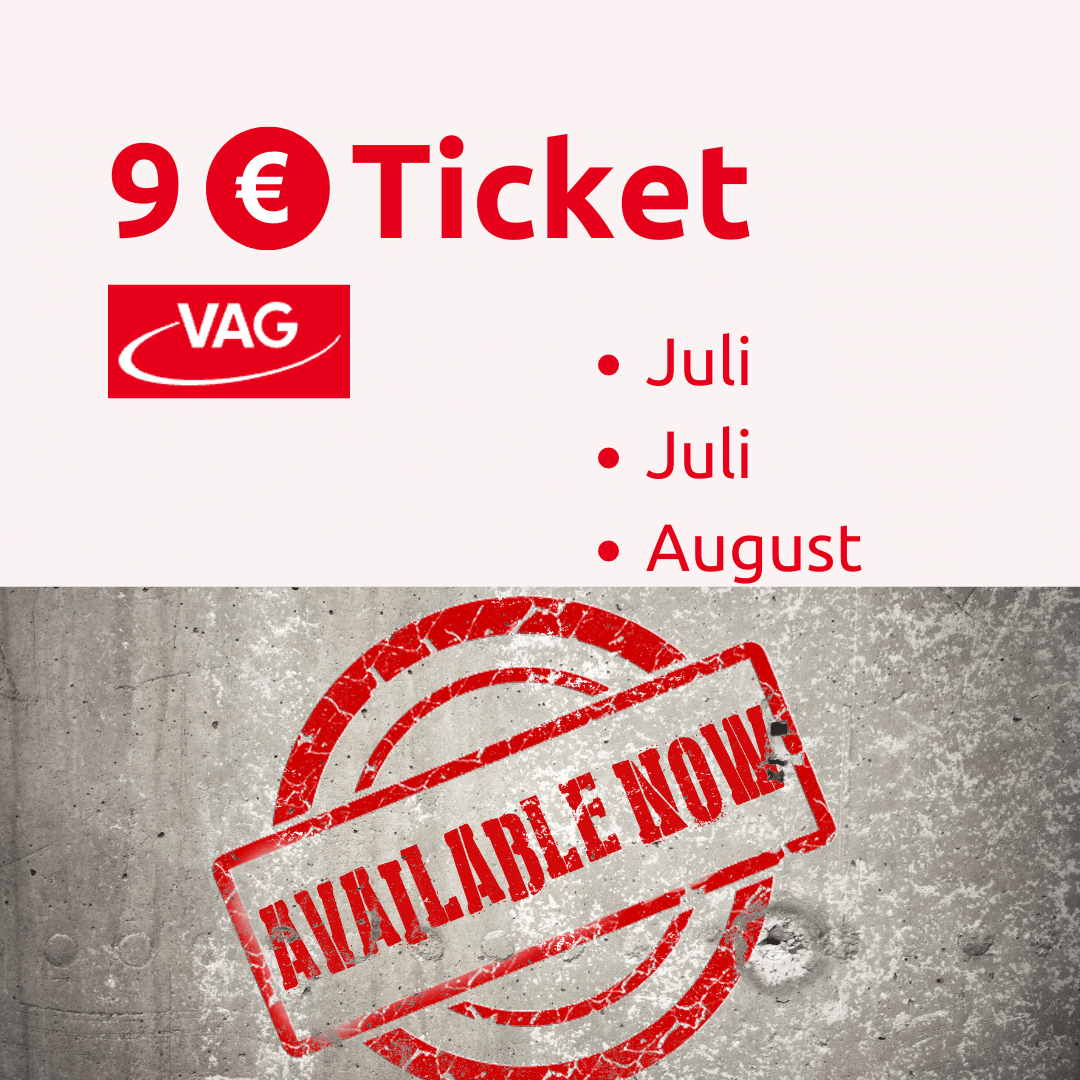9 € Ticket jetzt erhältlich