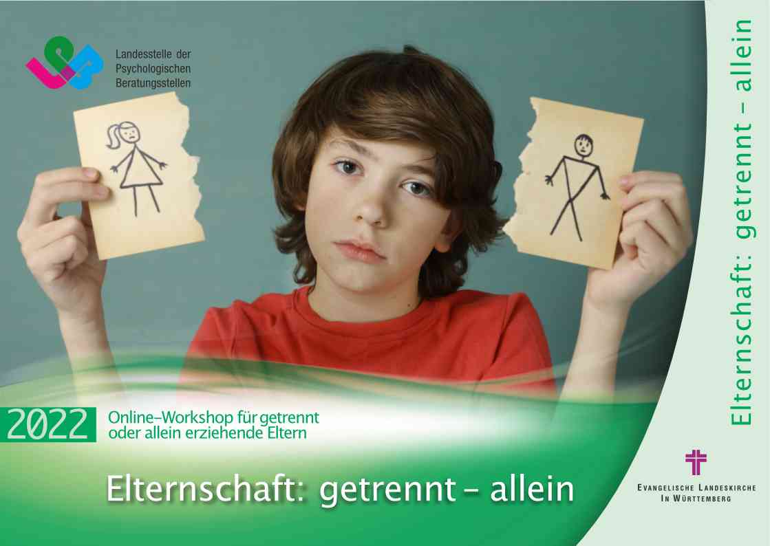 Flyer Elternschaft getrennt - allein